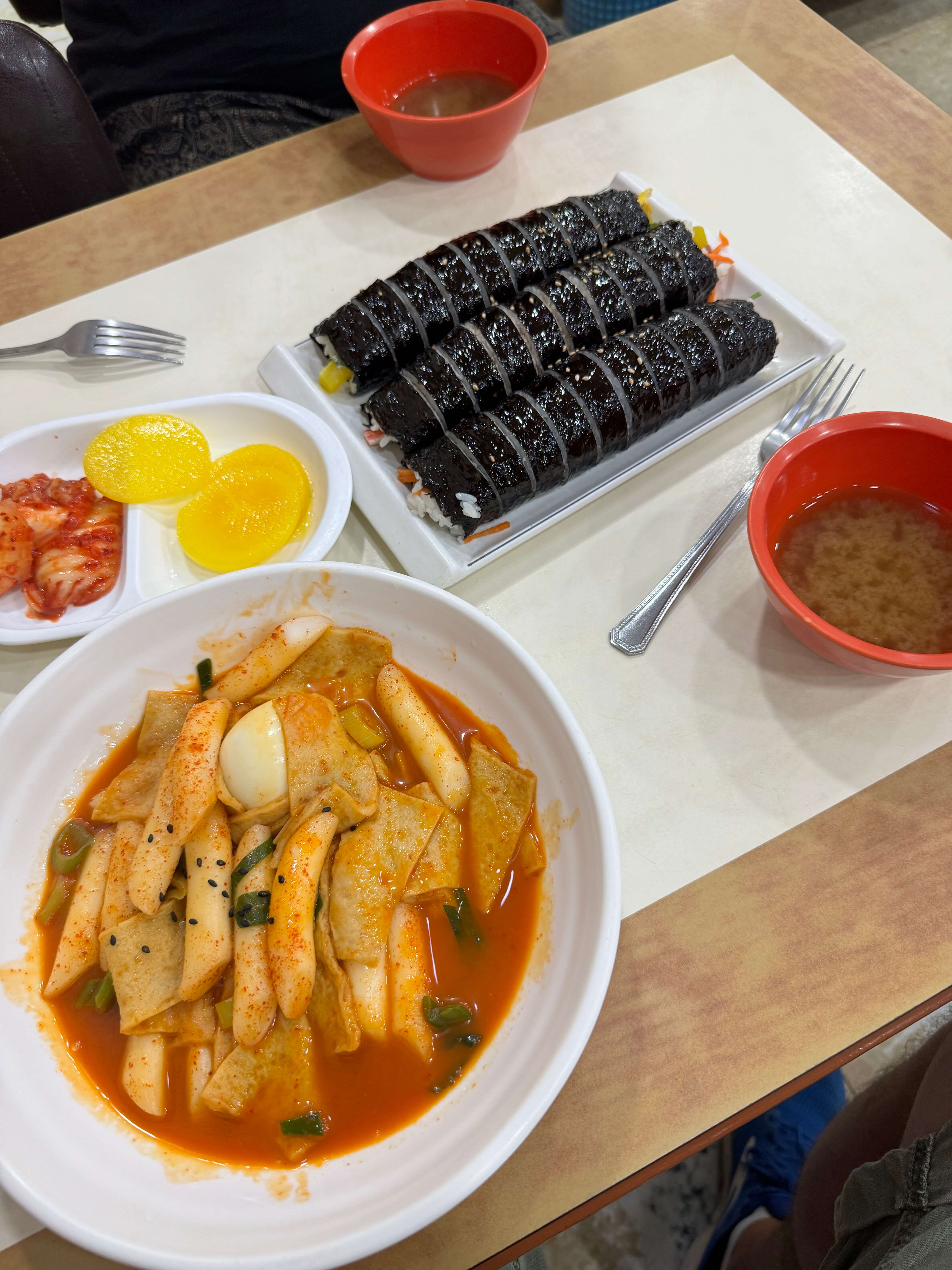 tteokbokki & gimbap