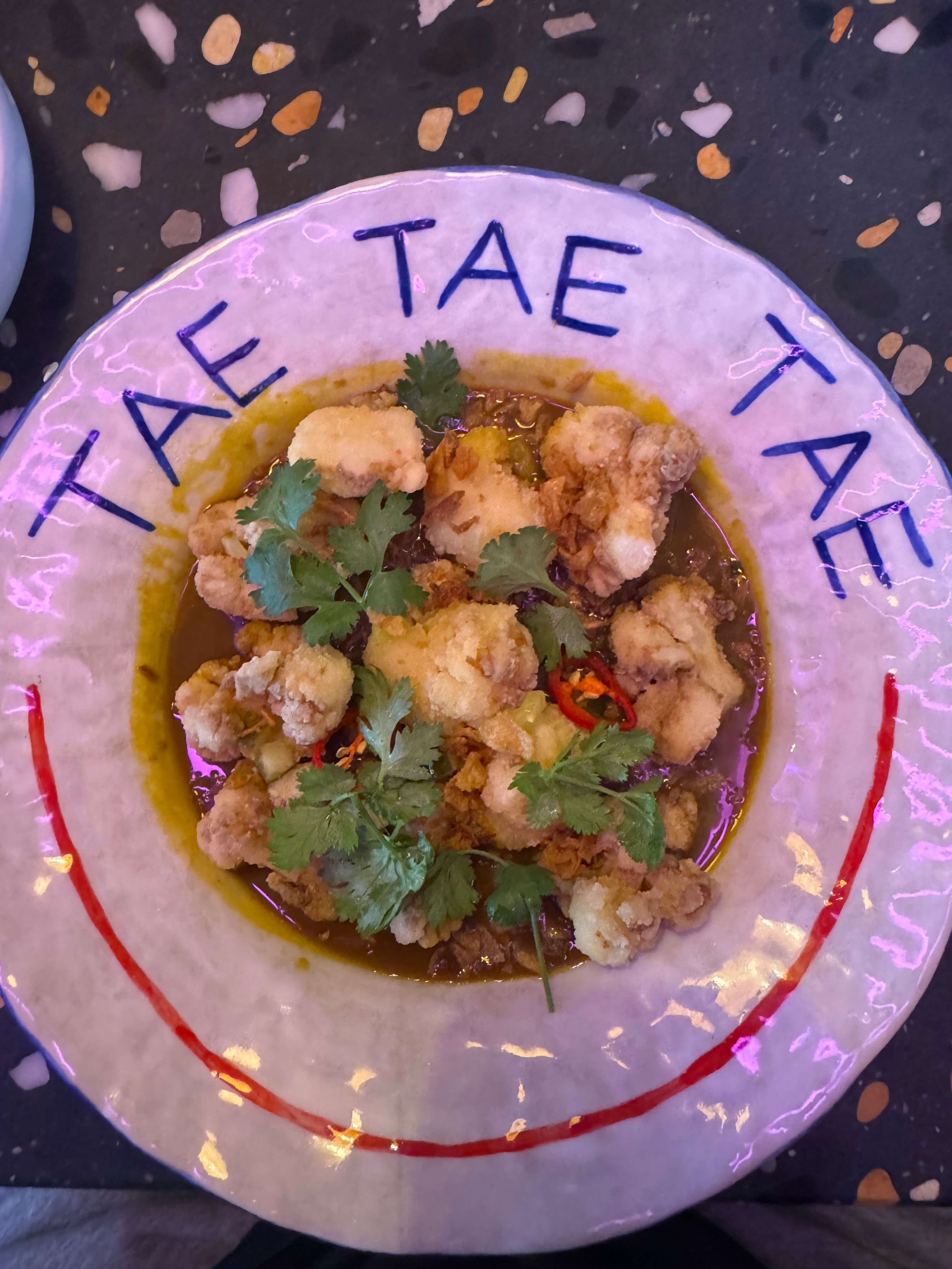 tae tae tae - restaurant. and backwards?