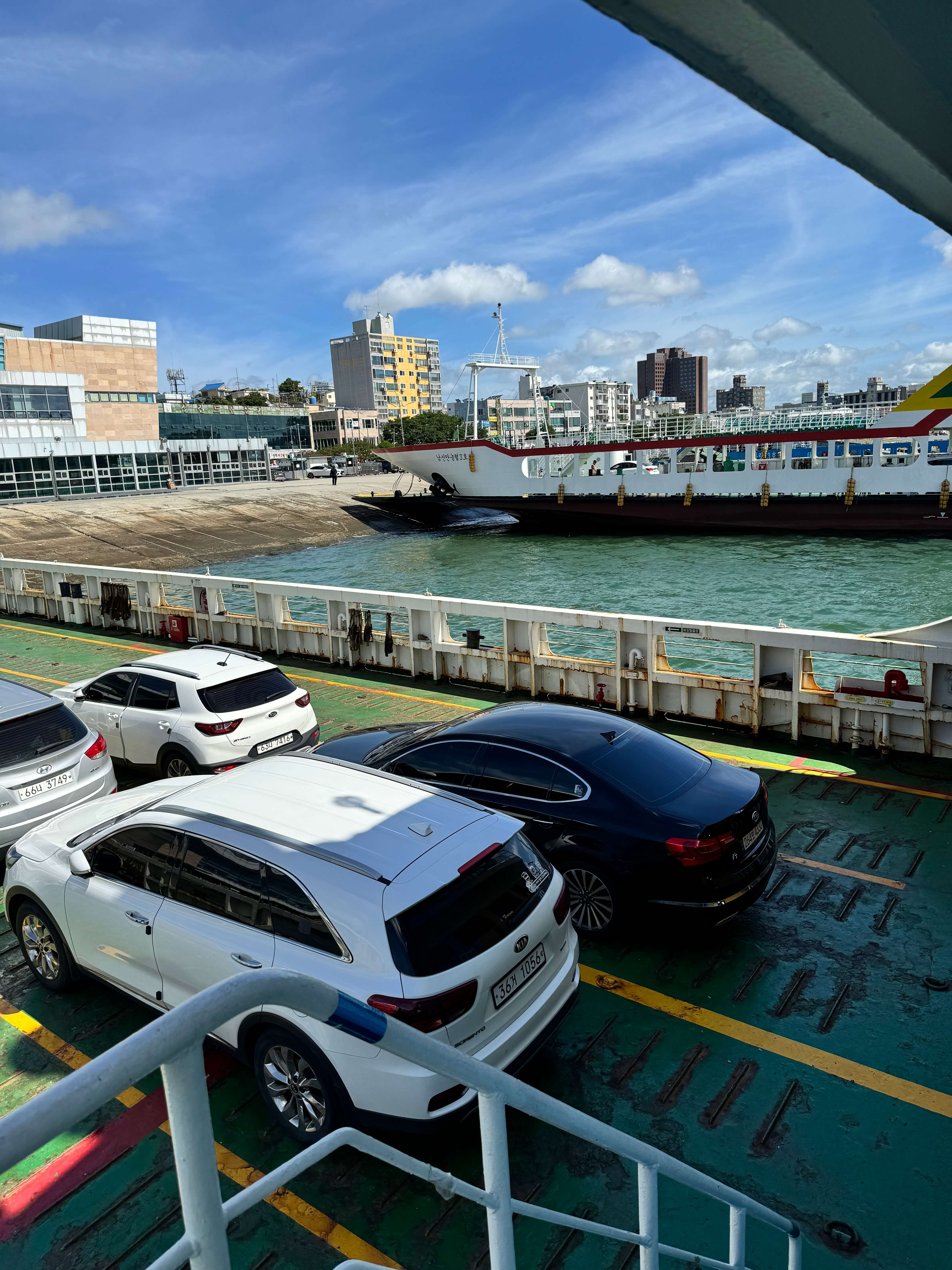 mokpo port - on board