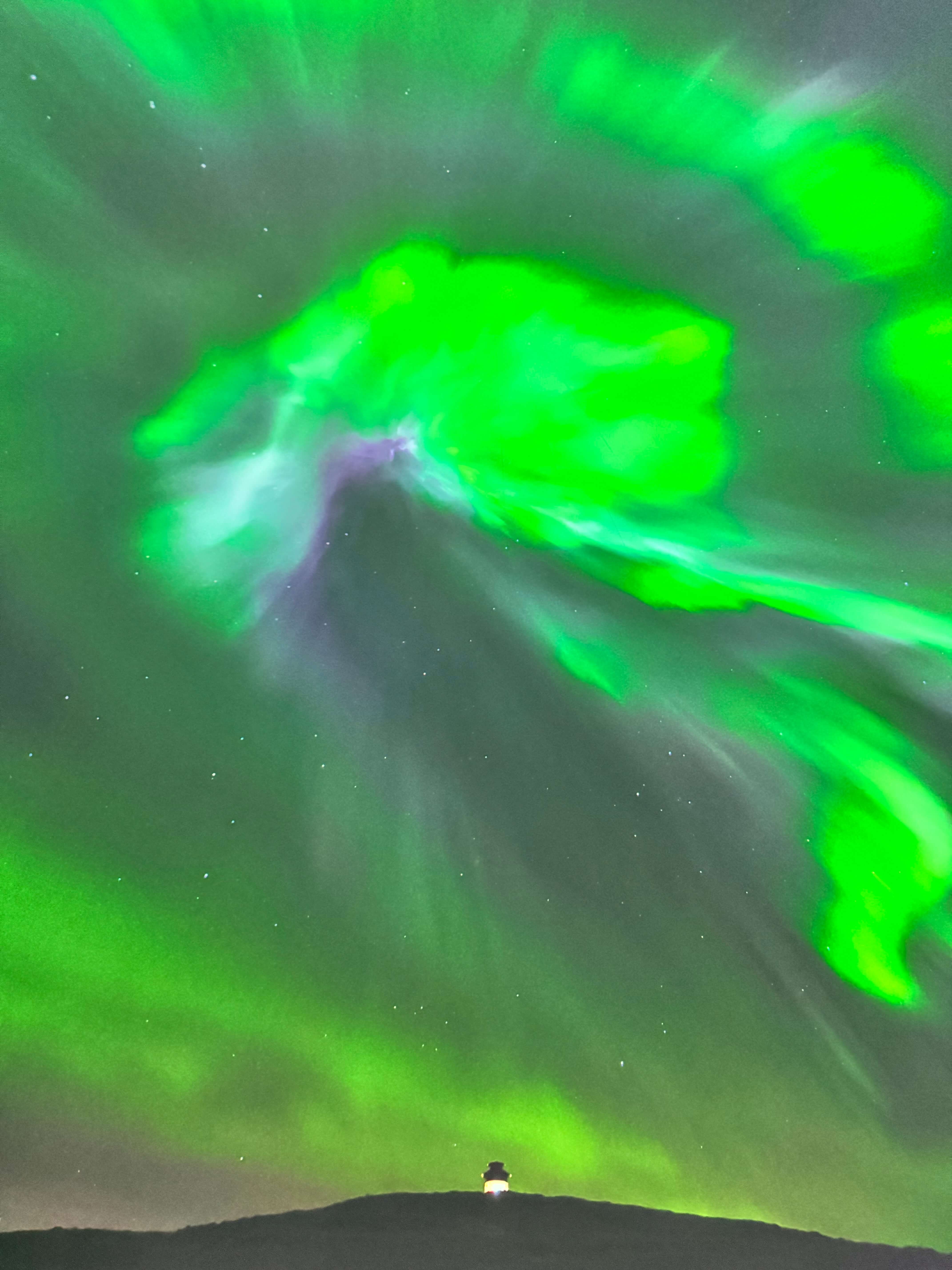 Áróra-Show im PERLAN